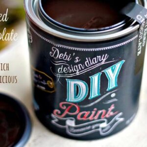 Layered Chocolate DIY Paint