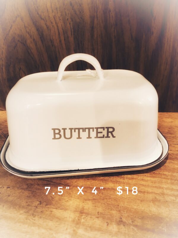 Enamel Butter Dish