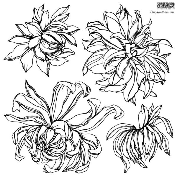IOD Chrysanthemums Stamp