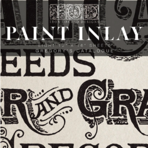 Gregory's Catalogue Paint Inlay by IOD
